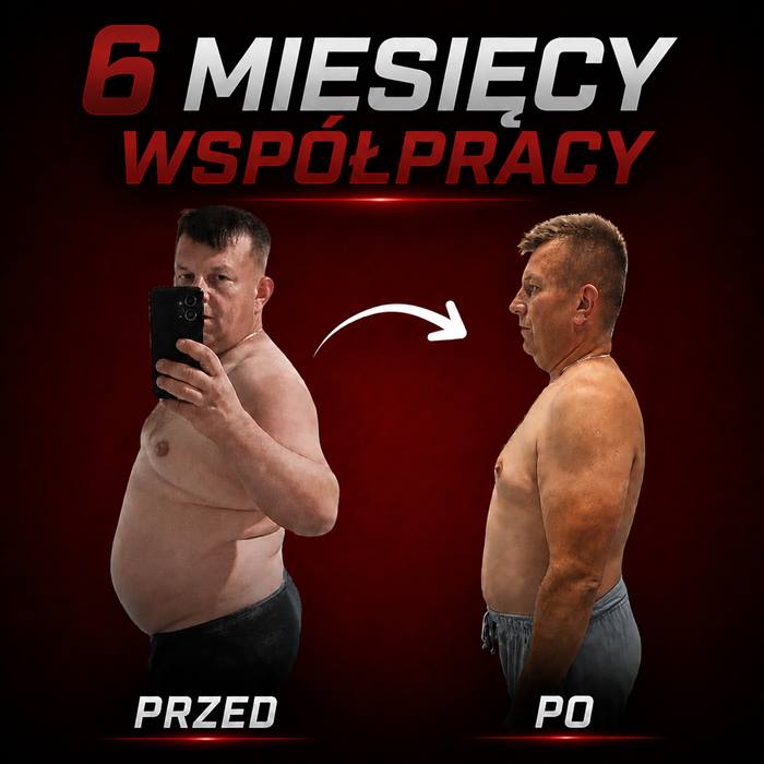 Przemiana Krzysztofa — przed i po współpracy